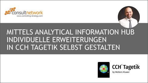 Webinaraufzeichnung Mittels Analytical Information Hub individuelle Erweiterungen in CCH Tagetik selbst gestalten