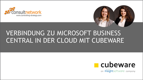 Webinaraufzeichnung Verbindung zu Microsoft Business Central in der Cloud mit Cubeware