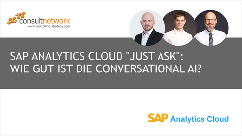 Webinaraufzeichnung SAP Analytics Cloud "Just Ask": Wie gut ist die Conversational AI?