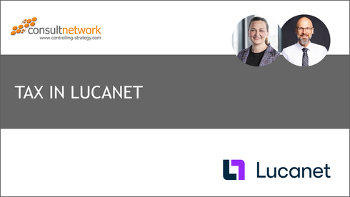 Webinaraufzeichnung Tax in Lucanet