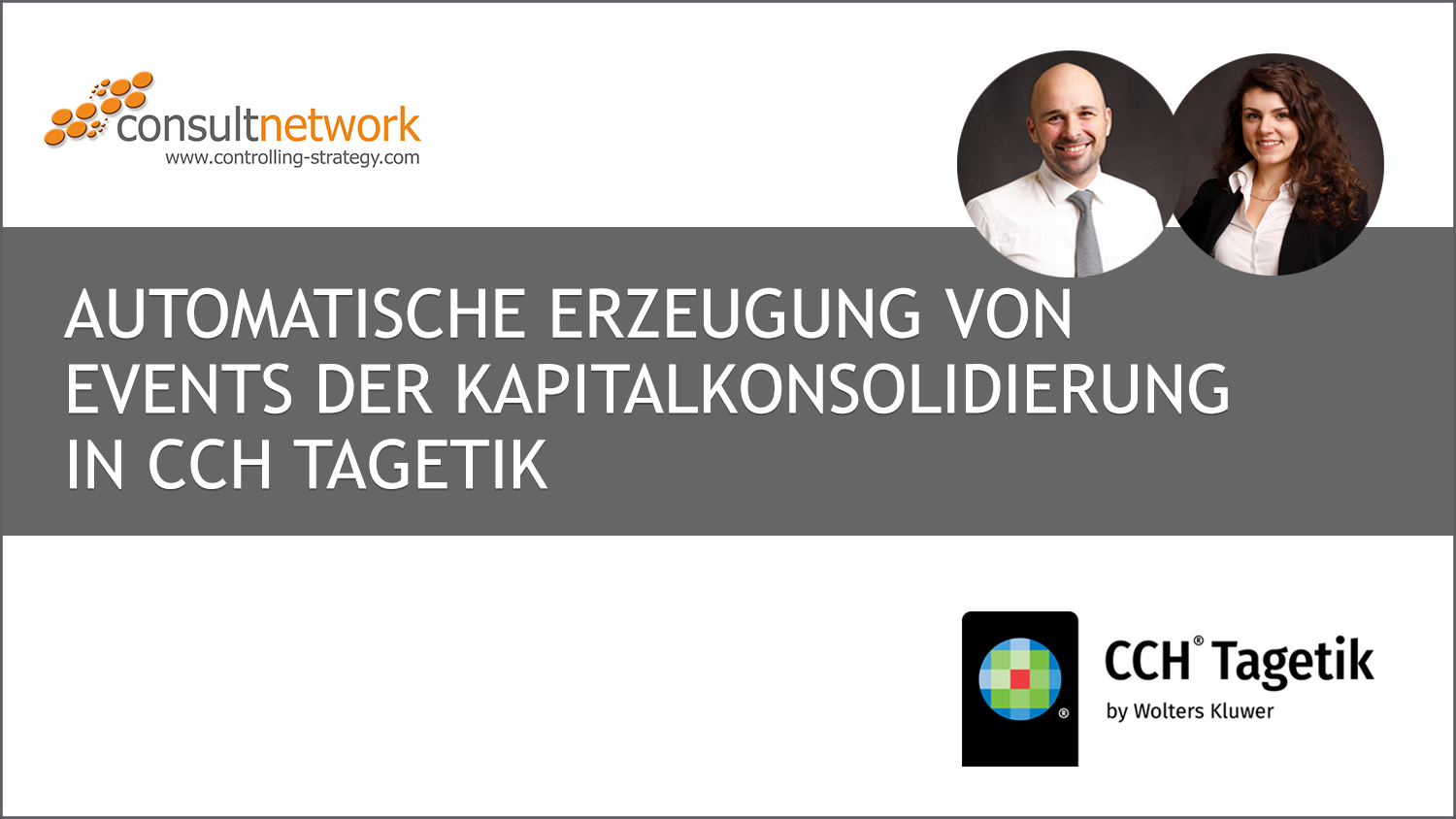Webinaraufzeichnung: Automatische Erzeugung von Events der Kapitalkonsolidierung in CCH Tagetik