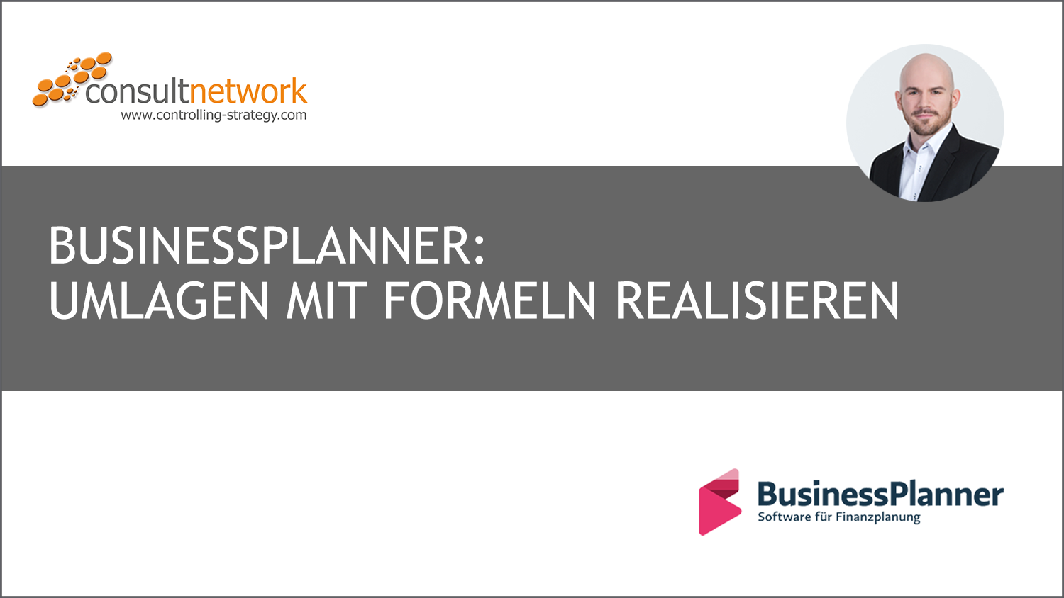 Webinaraufzeichnung BusinessPlanner: Umlagen mit Formeln realisieren