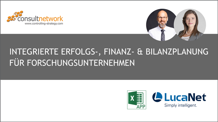 Webinaraufzeichnung Integrierte Erfolgs-, Finanz- & Bilanzplanung für Forschungsunternehmen